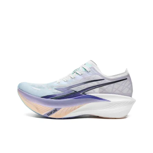 SEAFUNG Амортизация Покрытие И Устойчивость к Износу Низкий Топ Беговые кроссовки Унисекс Осветляющий Синий