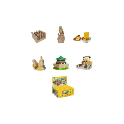 52TOYS HYPER Alive Коллекция Xi'AN Impression Слепые коробки Один Mystery Коробка Целая коробка 6 шт