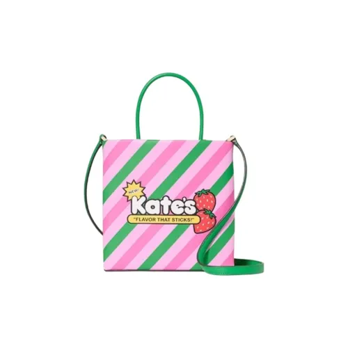 Kate Spade Сумка Tote из коровьей кожи Сумка для покупок Сумка через плечо Сумка мини Женская Розовая Многоцветная