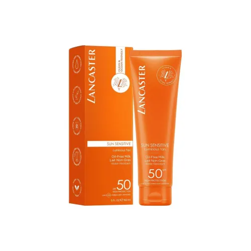 Lancaster Масло Бесплатно Лосьон для тела SUNSCREEN Водостойкий и Устойчивый к поту для чувствительной кожи SPF50 150 мл