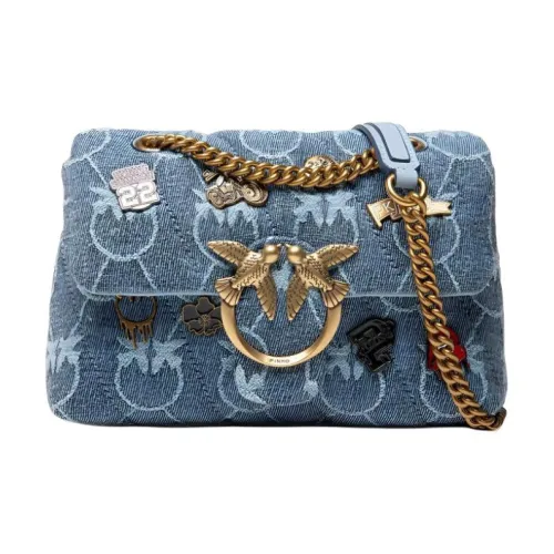 PINKO Деним Сумка через плечо Сумка на плечо Женская Деним Синий