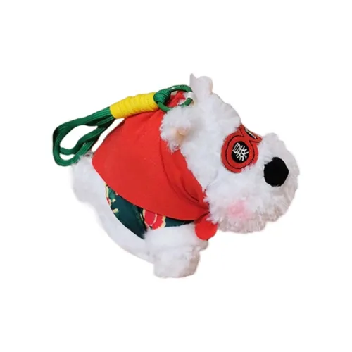 Kakadream Вест-хайленд Белый Терьер Кукла с эффектом мгновенного богатства Плюшевая подвеска 15 см Рекомендуемая высота