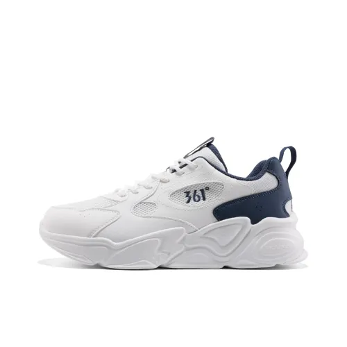 361° Амортизация Дышащий Легкий Низкий Топ Casual Мужской Белый Синий