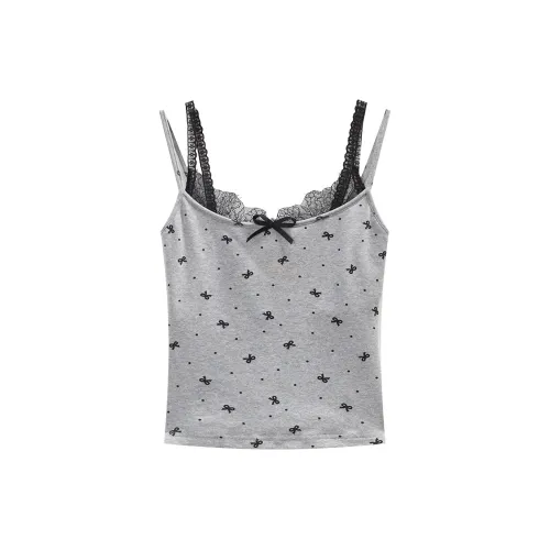 GUKOO Туманный Вересковый Серый Женские Майки