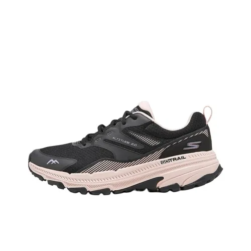 Skechers GO RUN Trail Altitude 2,0 Low Топ Кэжуал Женский Черный Розовый