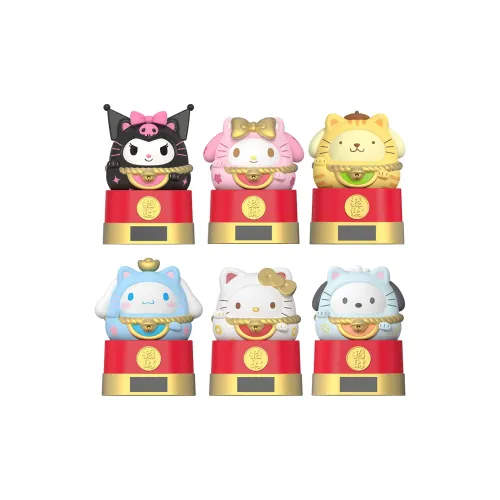 MOETCH Санрио Fortune Cat Collection Light Up Joy Mystery Box Целая коробка 6 шт