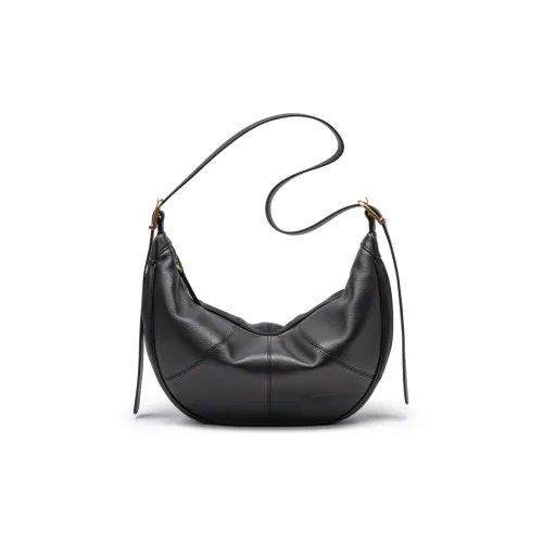 CHRISDIEN DENY Сумка через плечо из коровьей кожи Женская Черная