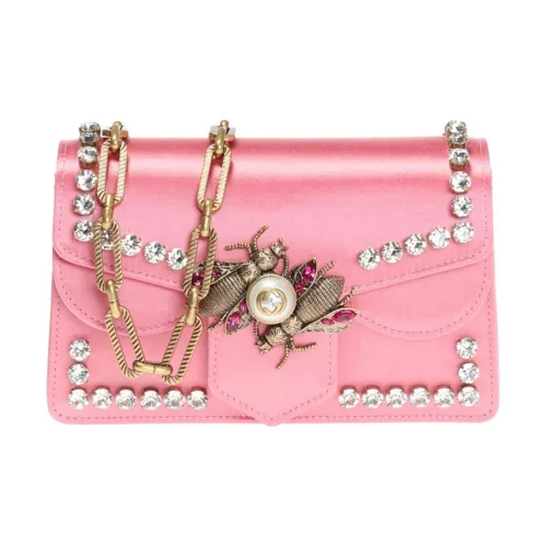 GUCCI Broadway Кожа Сумка через плечо Женская Розовая