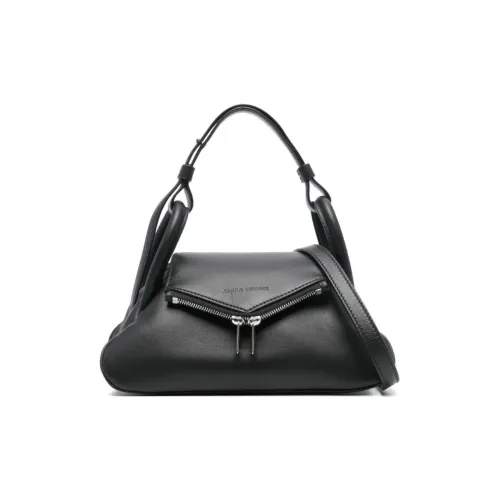 AMINA MUADDI Телячья кожа Тоут Сумка Сумка для покупок Сумка Маленькая Женская Черная