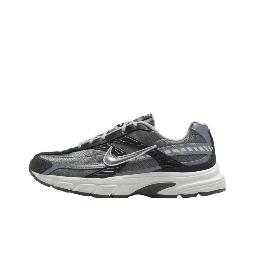 Nike Initiator Slip-resistant Abrasion-resistant Low Top Беговые кроссовки Мужские Черные Серые
