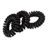 Маленький размер, телефонный шнур, резинка для волос, 10 пар: черный