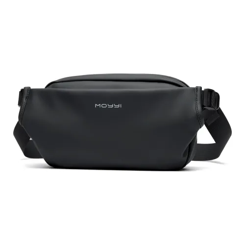 MOYYI Сумка через плечо из ПВХ мужская черная