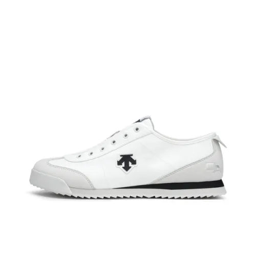 DESCENTE CHRON TEMPO Устойчивый к истиранию Низкий Топ Casual Мужской Белый