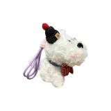 Ожерелье-чокер в красной клетке