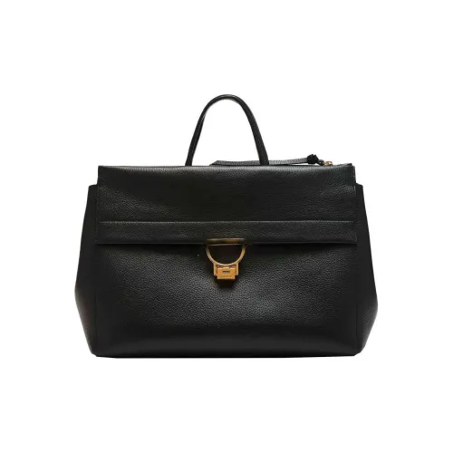 COCCINELLE Сумка через плечо из натуральной кожи большая женская черная