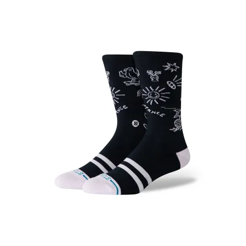 STANCE Crew Socks Unisex 1 Pack Black