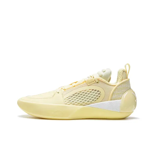 LiNing All City 12 Encore Амортизация Противоскользящий Легкий Низкий Топ Баскетбольные Кроссовки Мужской Карандаш Желтый