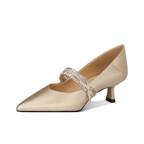 JESSICA SOPHIA Туфли Мэри Джейн с узким каблуком 4CM Женские