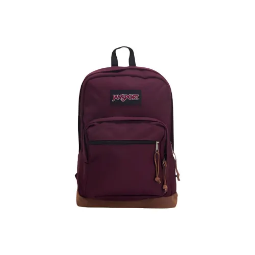 JanSport Полиэстер Рюкзак Средний Женские Сухой Инжир