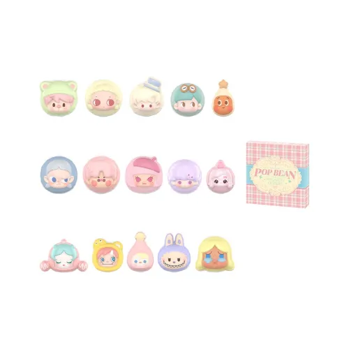POP MART Коллаборация Edition Bubbles Cute Macaron Коллекция Фигурка Слепые Коробки Один Mystery Коробка Целая Коробка 15 шт