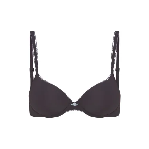 SKIMS Valentine's Day Collection SS25 Подходит для всех PICOT PUSH UP Бюстгальтер Женский Пепельный Контраст Серый Контраст