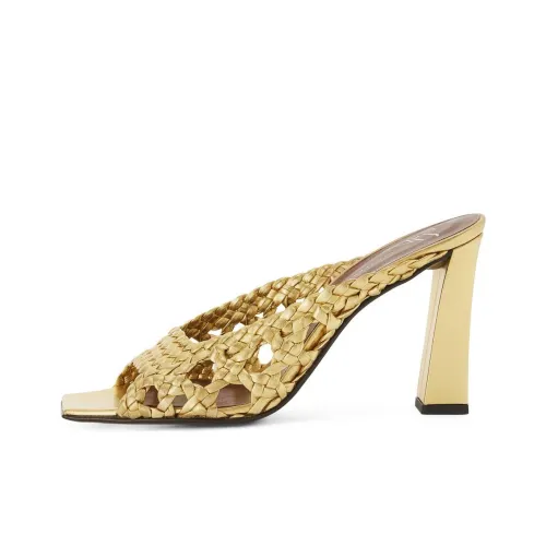 Giuseppe Zanotti GZ Слипоны 9 см Женские Золотые