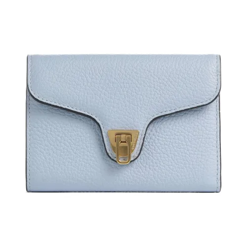 COCCINELLE Beat GRAIN LEATHER Кошелек Женские Светло-синий