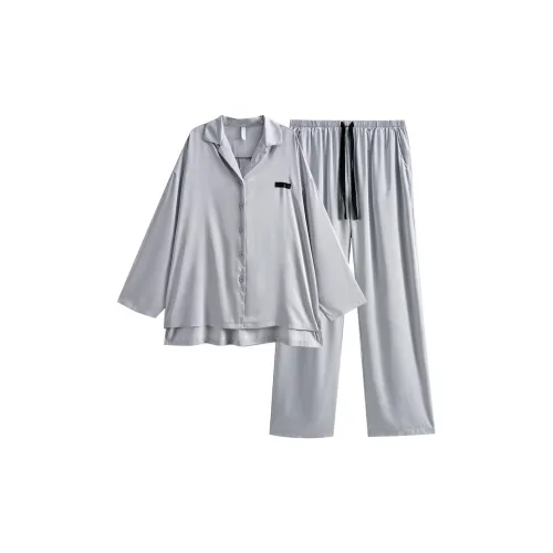 Same Language Пижамный комплект женский ледяной синий