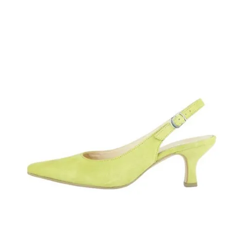 Gabor Мода Грубый каблук Высокие каблуки 6 см Женские Светло-зеленый