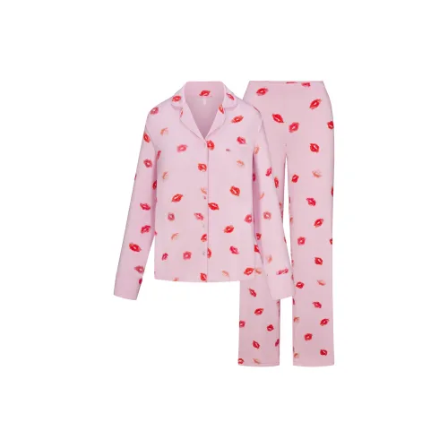 SKIMS Valentine's Day Collection Вишневый цветок Помада/Вишневый цветок LIP Бальзам Женские Пижамные комплекты