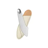 Маленький дельфин, тональная основа, палетка + кожаный чехол: 1 комплект