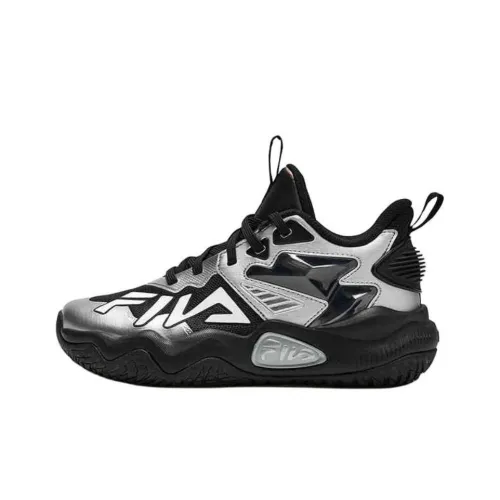 FILA KIDS Performance FPH Storm Resistant Abrasion-resistant Low Top Детская баскетбольная обувь Черный