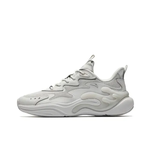ANTA Chao Bai 6,0 Casual Низкий Топ Бежевый Розовый Серый Мужской