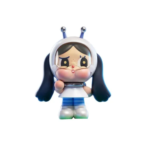 POP MART Коллаборация CRYBABY Кукла CRYBABY Таиланд Ограниченный Космос Пилот Sammy Прозрачный Слепой Бокс с Карточкой