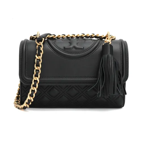 TORY BURCH Fleming Sheepskin Crossbody Bag Shoulder Bag Small Women's Black