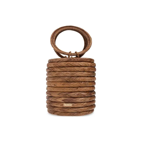 CULT GAIA Сумка из ротанговых волокон Женская Умбра