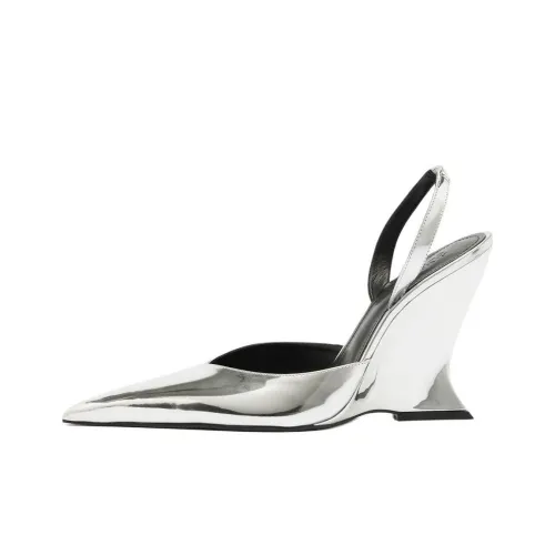 Schutz Siena Клиновидный каблук Высокие каблуки 11,3 см Женские Серебряный