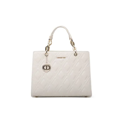 CHRISDIEN DENY Коровья кожа Сумка Стандартная Женская Экрю