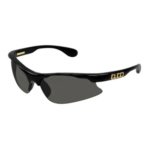 GUCCI Нерегулярная форма Солнцезащитные очки Мужской Черный