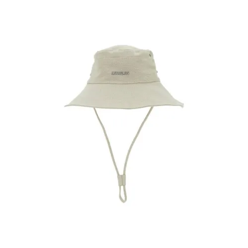 Jacquemus Linen Cotton Bucket Hats Unisex Ecru Джакмо Лён Шляпы из хлопка Унисекс Экрю