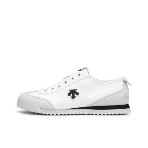 DESCENTE Chron Устойчивый к истиранию Низкий Топ Casual Женский Белый