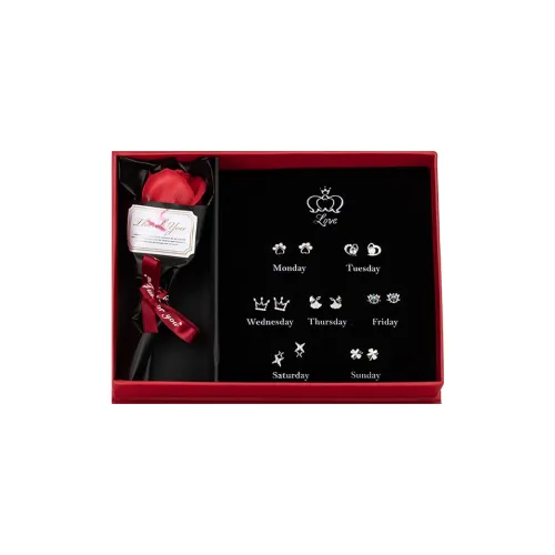 KMONADO 999 Fine Серебряный Ухо Заклепки Серьги-гвоздики Женские