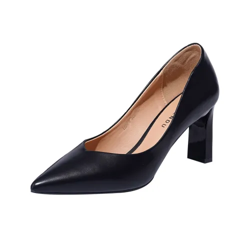 GUDIANFENGDU Грубый каблук Высокие каблуки 7,5 см Женские