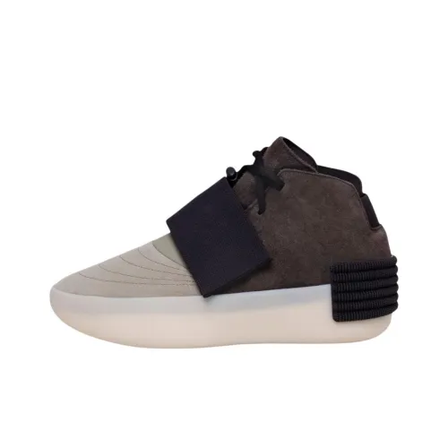 Fear Of God x Adidas Slip-resistant Abrasion-resistant High Top Casual Shoes Unisex Dark Brown Fear Of God x Adidas Противоскользящие устойчивые к истиранию высокие топы повседневная обувь унисекс темно-коричневый