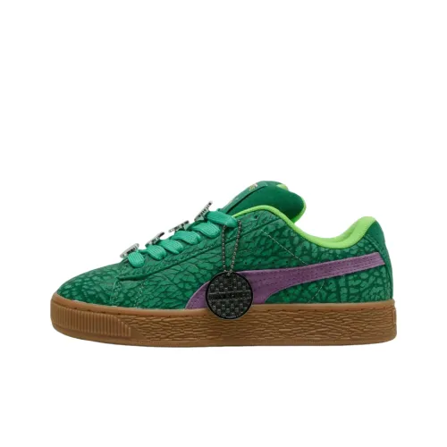 PUMA Suede XL Скейтборд Кроссовки Низкие Зеленый/Красный Мужские