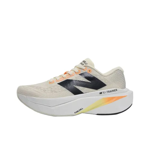 New Balance совместный бренд Низкий Топ Марафон Беговые кроссовки Мужской Белый