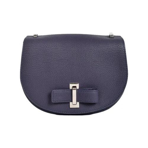 Delvau Кожа Седло Сумка Сумка через плечо Мини Женская Фиолетовая и Желтая