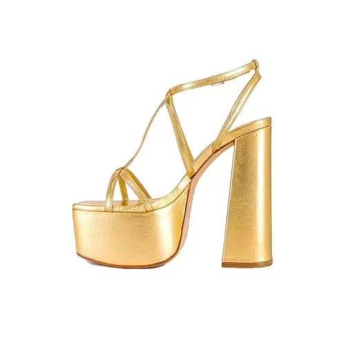 Schutz Adriana one Ремень Сандалии 13cm Женские Золотые