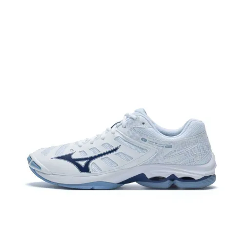 Кроссовки Mizuno для тренировок, низкий топ, ледниково-синий, унисекс