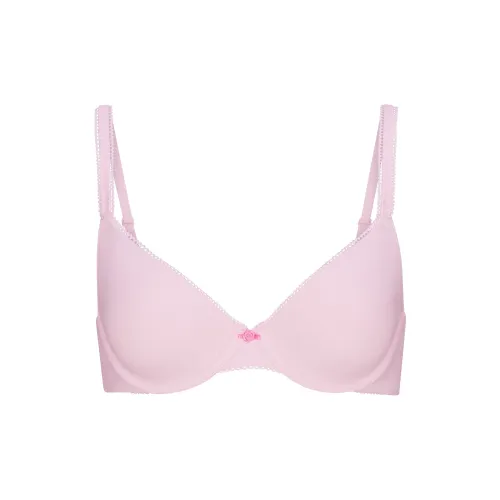 SKIMS Valentine's Day Collection SS25 FITSEVERYBODY PICOT T Рубашка Бюстгальтер Женские Вишневый цветок Tonal Вишневый цветок Тон